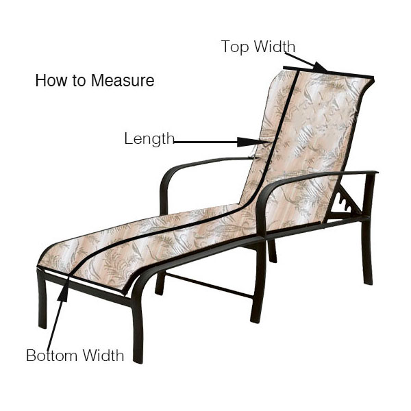 One Piece Chaise Lounge Replacement Sling - Image 2